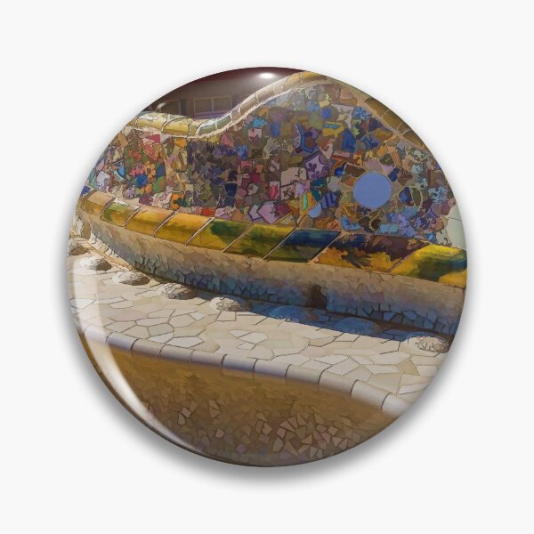 Item preview, Gaudi's Park Guell Sinuous Curves - Impressions Of Barcelona designed and sold by Georgia Mizuleva.