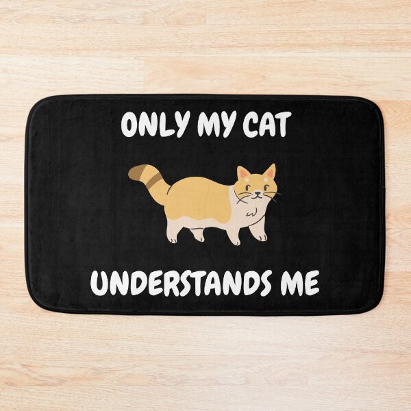 Item preview, Only My Cat Understands Me In Black designed and sold by LuckyKermit.