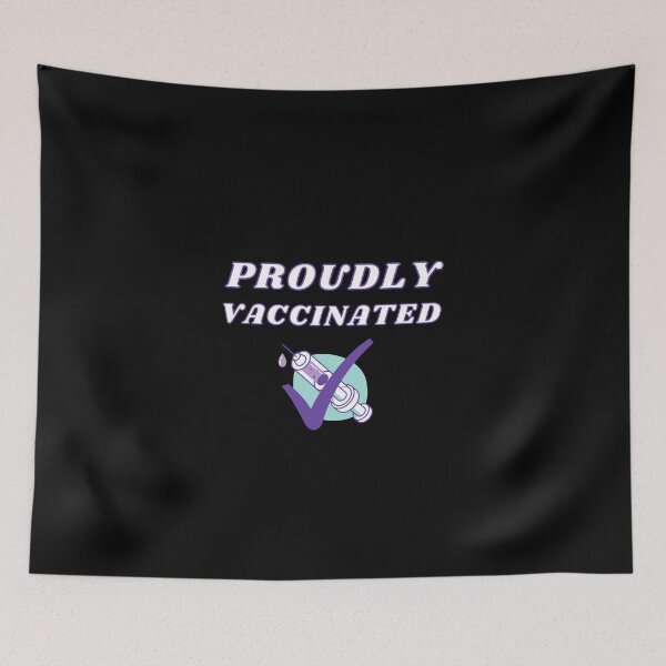 Item preview, Proudly Vaccinated designed and sold by TeensArts.