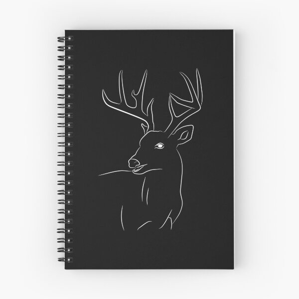 Item preview, white deer sketch designed and sold by powerpointer.