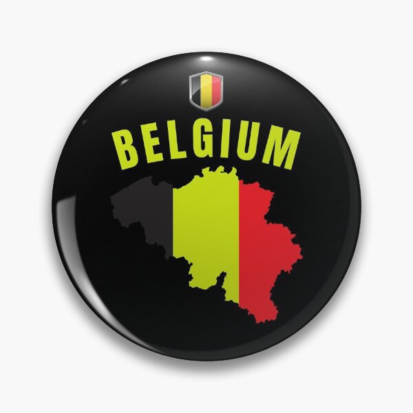 Item preview, Belgium Red Devils Soccer Football Style Map designed and sold by Hoiho Adventure Shirts.