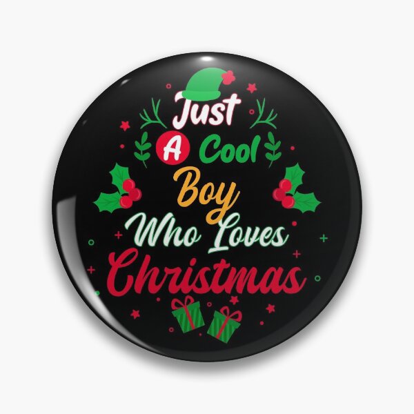 Item preview, Just a Cool Boy Who Loves Christmas - Gift designed and sold by yeknow.