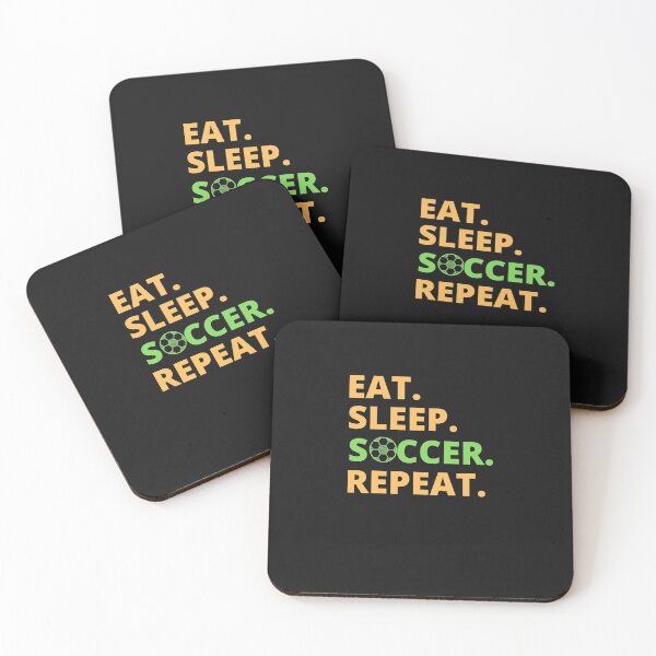 Item preview, Eat Sleep Soccer Repeat				 designed and sold by bonus24.