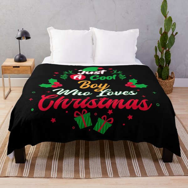 Item preview, Just a Cool Boy Who Loves Christmas - Gift designed and sold by yeknow.