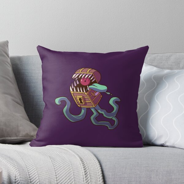 Mimic - DungeonDelvers Throw Pillow