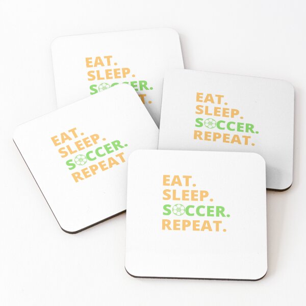 Item preview, Eat Sleep Soccer Repeat				 designed and sold by bonus24.