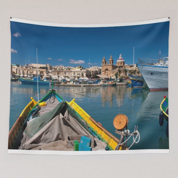 Item preview, Marsaxlokk harbour, Malta designed and sold by Violaman.