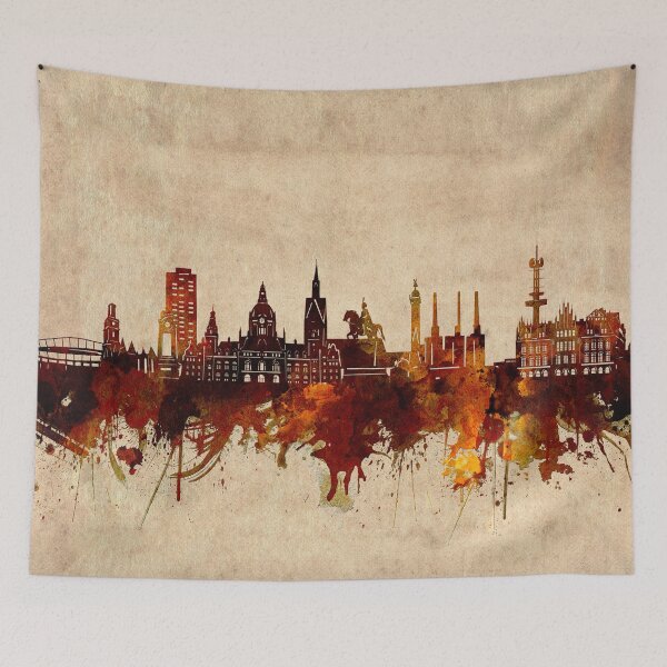 Item preview, hannover skyline vintage designed and sold by BekimART2.