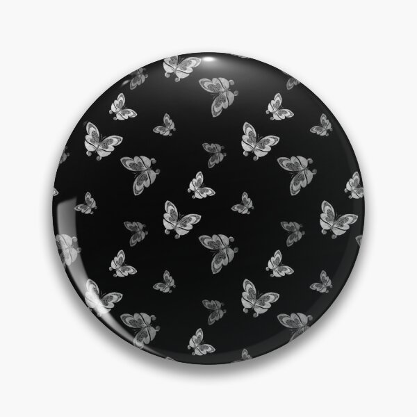 Item preview, Butterflies pattern (white) designed and sold by Violet Treasures.