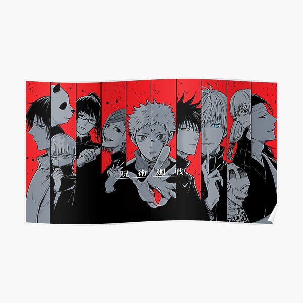 Jujutsu Kaisen Posters Redbubble