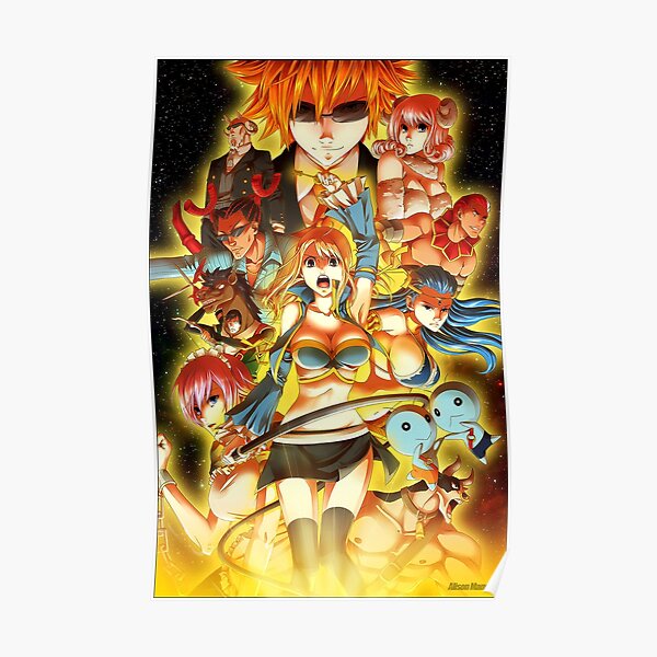 Celestial Wizard Lucy Poster By Reinakira Redbubble