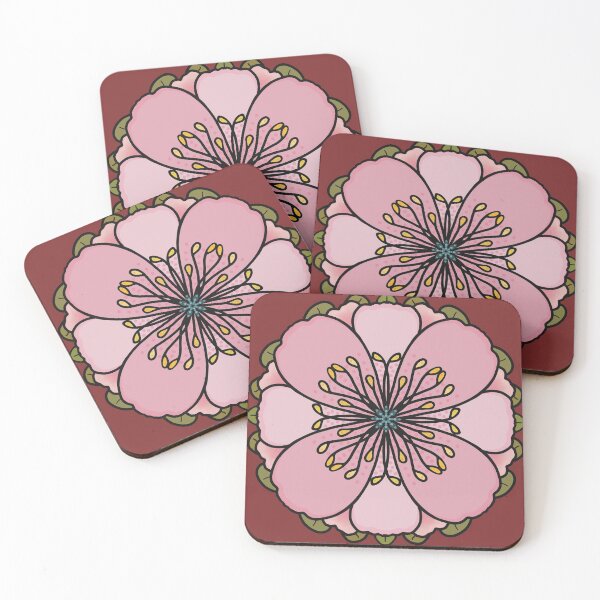 Item preview, Pattern with pinkish flower, ornamental designed and sold by marina63.