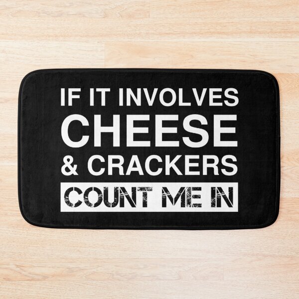 Item preview, Funny Cheese And Crackers Biscuits Snack Food designed and sold by Creekman Designs.