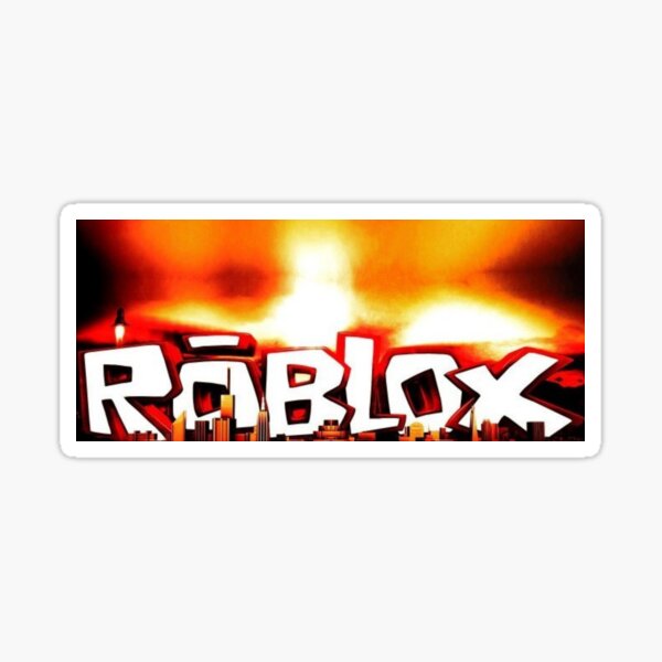 Roblox Fire Stickers Redbubble - roblox fireball decal