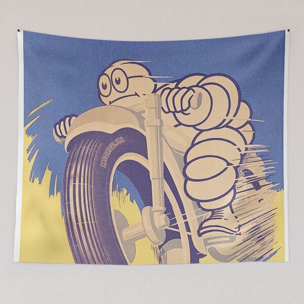 Item preview, Vintage Motorcycle tire advert designed and sold by OldschoolTs.