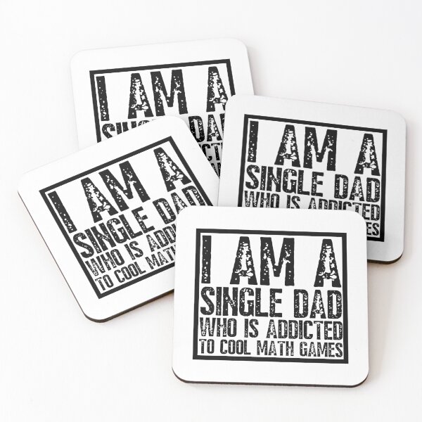 Item preview, I Am A Single Dad Who Is Addicted To Cool Math Games Funny designed and sold by happinestSHOP.