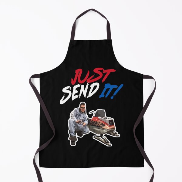 Item preview, Larry Enticer - Just Gonna Send It - Funny Snowmobile Fan Art designed and sold by HotTopics.