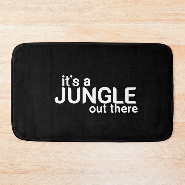 Item preview, it's a jungle out there monk designed and sold by Mr Wolf.