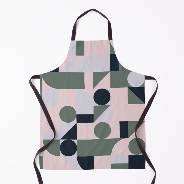 Item preview, Geometric shapes in abstract ornament in 'Dainty Decor' seasonal color palette designed and sold by acidmit.