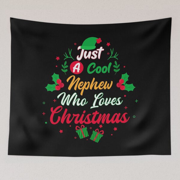 Item preview, Just a Cool Nephew Who Loves Christmas - Gift designed and sold by yeknow.