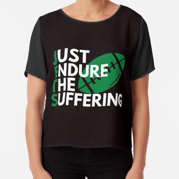 New York Jets Just Endure The Suffering Funny Sticker for Sale by Elitefly