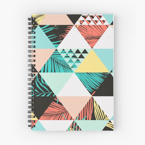 Item preview, Tropical triangles geometric pattern designed and sold by tridentfoundry.