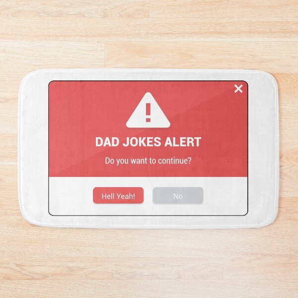 Item preview, Dad Jokes Alert designed and sold by tridentfoundry.