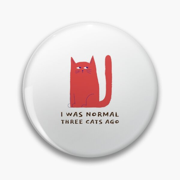 Item preview, I Was Normal Three Cats Ago Funny T-shirt, Mask For Cats Lovers designed and sold by wissem-ayedi.