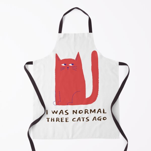 Item preview, I Was Normal Three Cats Ago Funny T-shirt, Mask For Cats Lovers designed and sold by wissem-ayedi.