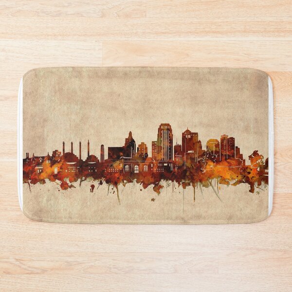 Item preview, kansas city skyline vintage designed and sold by BekimART2.