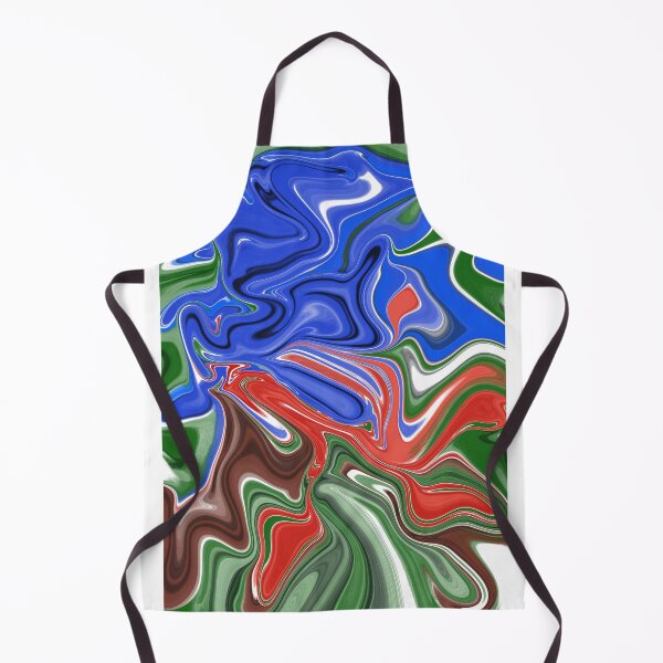 Item preview, Blue Red Green Fluid Contemporary Abstract Art designed and sold by Abstract65.