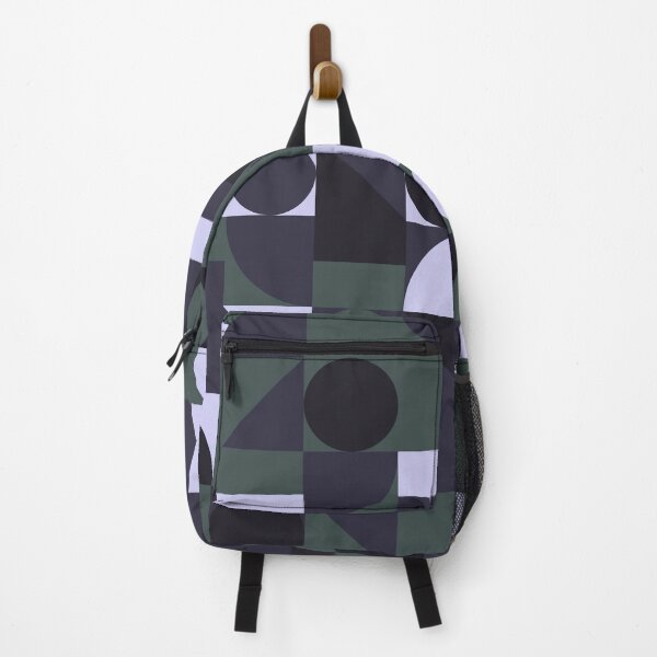 Item preview, Geometric shapes in 'Forest Flora' seasonal color palette in abstract mosaic designed and sold by acidmit.