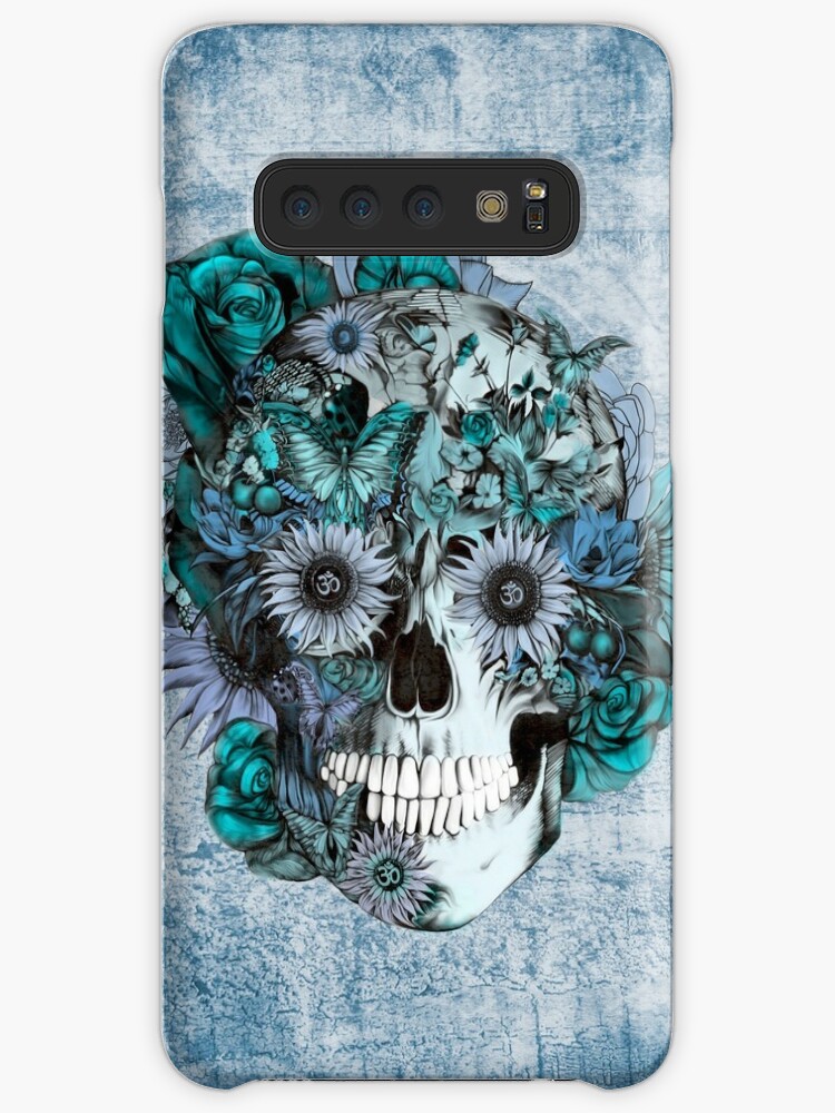 Victorian Gothic Lace skull Samsung S10 Case