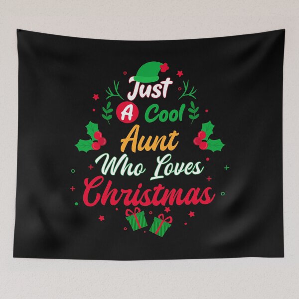 Item preview, Just a Cool Aunt Who Loves Christmas - Gift designed and sold by yeknow.