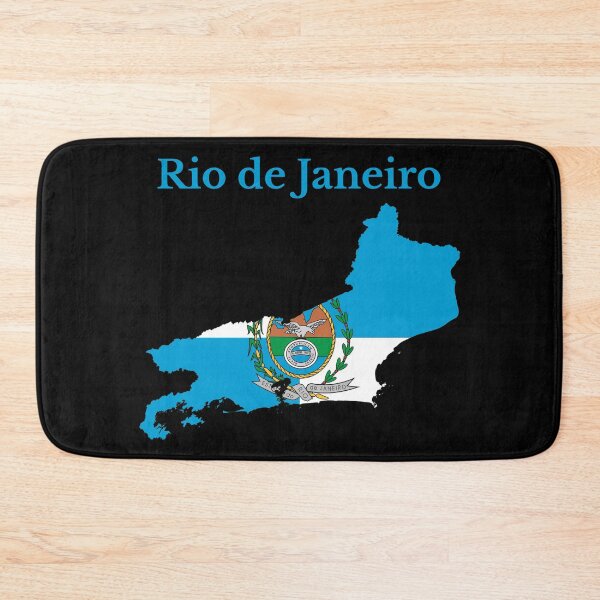 Item preview, Rio de Janeiro State Map Flag, Brazil designed and sold by marosharaf.