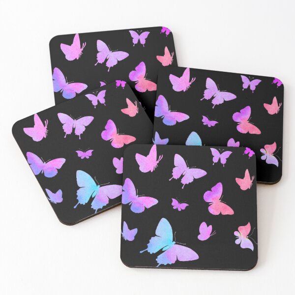 Item preview, Purple Watercolor Butteflies designed and sold by Hedda Young.