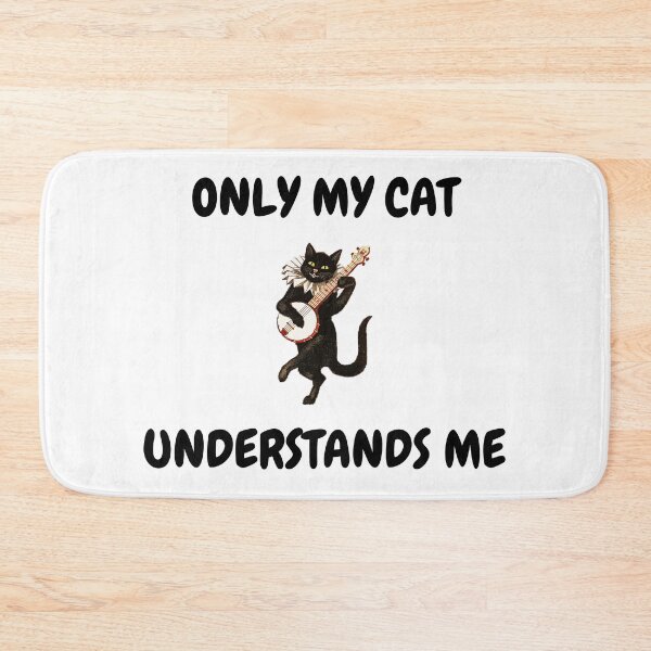Item preview, Only My Cat Understands Me Playing On The Guitar designed and sold by LuckyKermit.