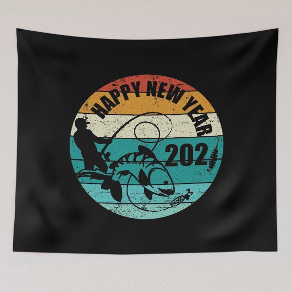 Item preview, Happy New Year Fishing Gift Design for Fisherman designed and sold by Joxxio.