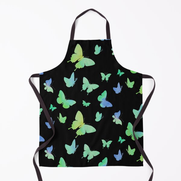 Item preview, Green Watercolor Butteflies designed and sold by Hedda Young.