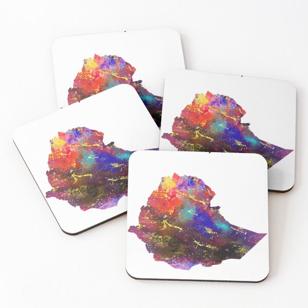 Item preview, Ethiopia 613 Watercolor Map Yoga Quote Definition designed and sold by vividpixelusa.