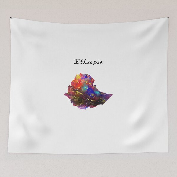 Item preview, Ethiopia 613 Watercolor Map Yoga Quote Definition designed and sold by vividpixelusa.