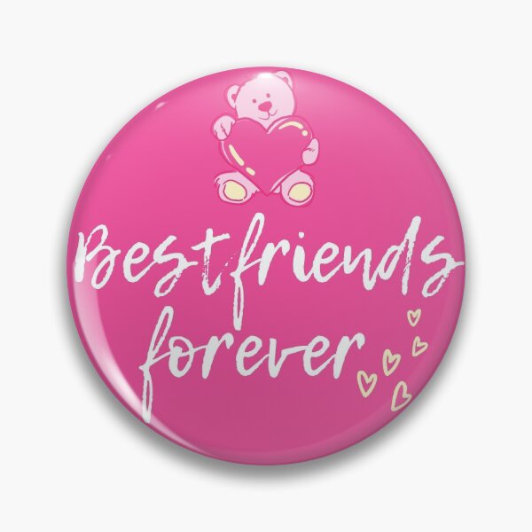 Item preview, Pink teddy bear best friends forever message  designed and sold by happyshopg.