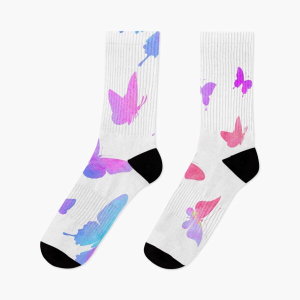 Item preview, Purple Watercolor Butteflies designed and sold by Hedda Young.