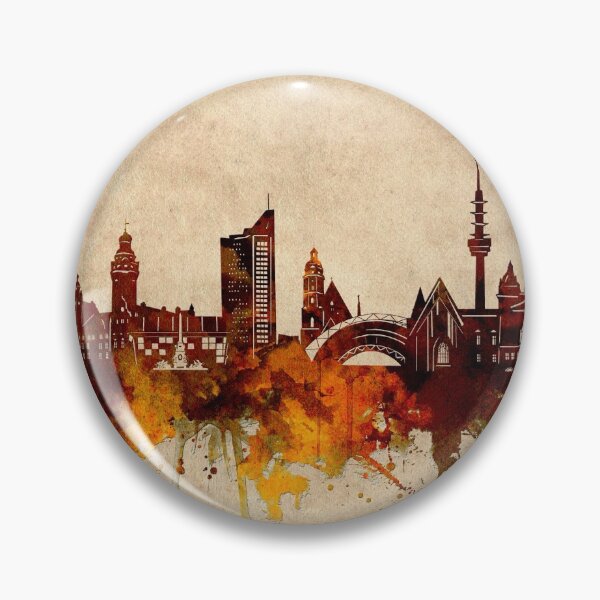 Item preview, leipzig skyline vintage designed and sold by BekimART2.