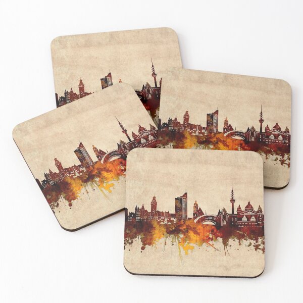 Item preview, leipzig skyline vintage designed and sold by BekimART2.