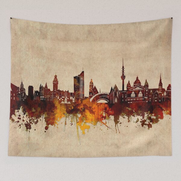 Item preview, leipzig skyline vintage designed and sold by BekimART2.
