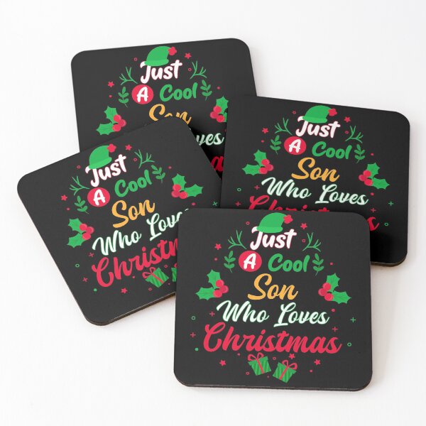 Item preview, Just a Cool Son Who Loves Christmas - Gift designed and sold by yeknow.