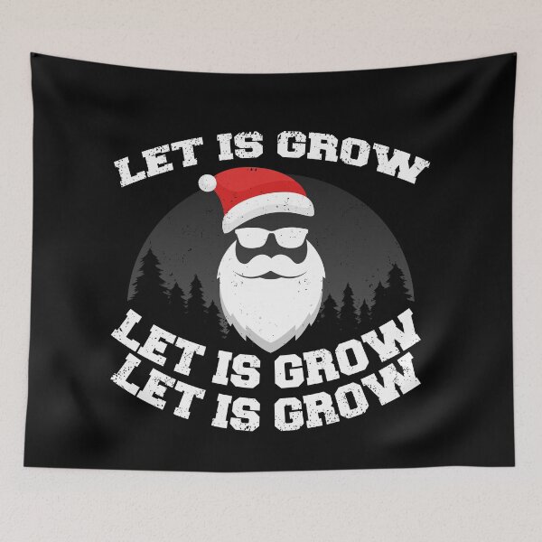 Item preview, CHRISTMAS BEARD LET IS GROW LET IS GROW, CHRISTMAS MAN BEARD, SANTA BEARD designed and sold by TheFirstOne.