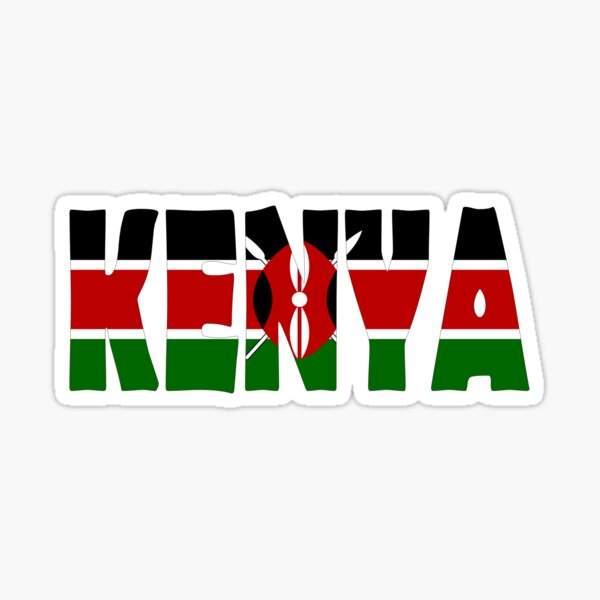 Kenya Stickers Redbubble