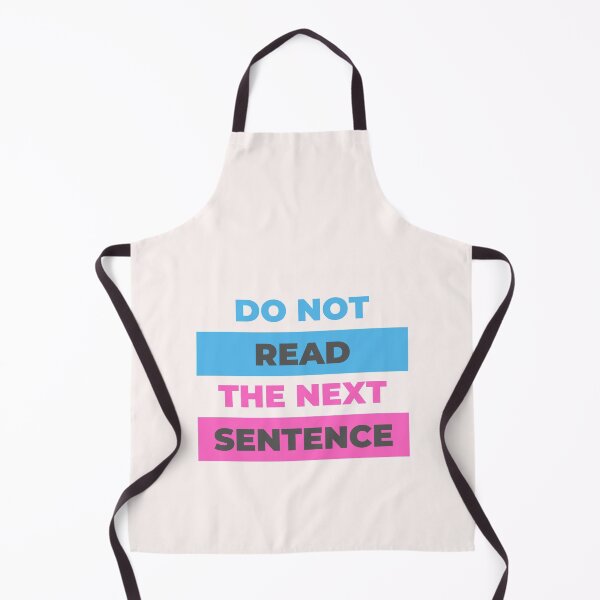 Item preview, Don't read the next sentence designed and sold by Aesthynova.